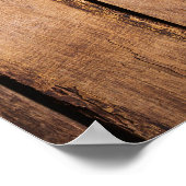 Rustic Floral Vrijgezellenfeest Poster (Hoek)