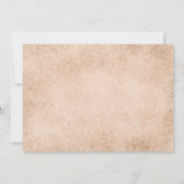 Rustic Floral Waterverf Birthday Uitnodiging (Achterkant)