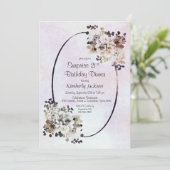 Rustic Floral Waterverf Surprise 21st Birthday Kaart (Staand voorkant)