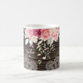 Rustic Floral Wedding Bride tribe Koffiemok (Center)