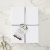 Rustic Floral Wedding Cadeaulabel (Met Touw)