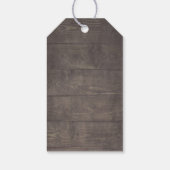 Rustic Floral Wedding Cadeaulabel (Achterkant)