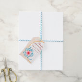 Rustic Floral Wedding Cadeaulabel (Met Touw)