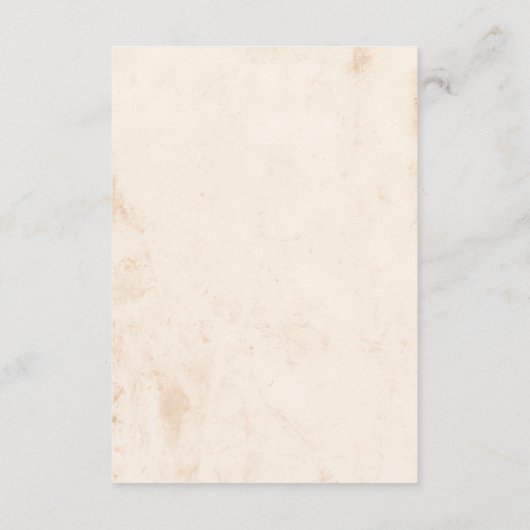 Rustic Floral Wedding Details QR code Informatiekaartje (Achterkant)