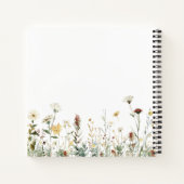 Rustic Floral Wedding Guest Book Notitieboek (Achterkant)