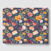 Rustic Floral Wedding Guestbook Gastenboek (Achterkant)