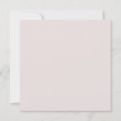 Rustic Floral Wedding Invitation Kaart (Achterkant)