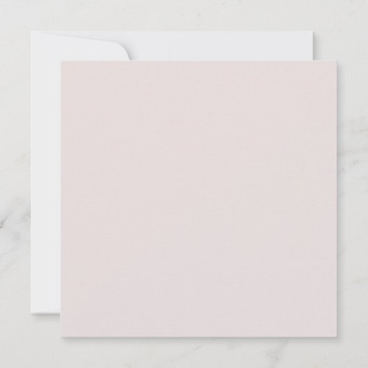 Rustic Floral Wedding Invitation Kaart (Achterkant)