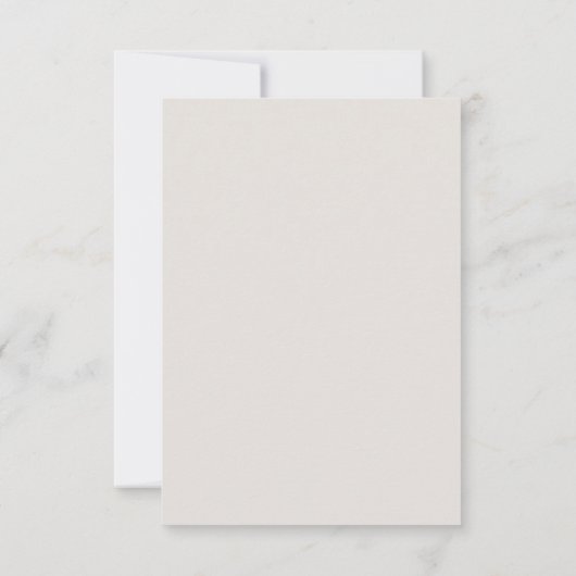 Rustic Floral Wedding RSVP Card (Achterkant)