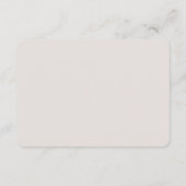 Rustic Floral Wedding RSVP Card Kaartje (Achterkant)