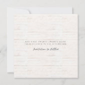 Rustic Floral Wedding Save The Date (Achterkant)