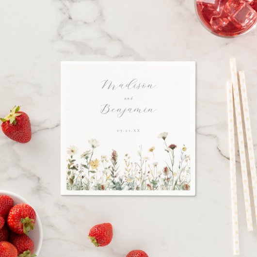 Rustic Floral Wedding Servet (Insitu)