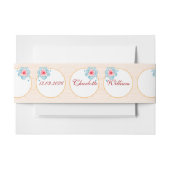 Rustic Floral Wedding Uitnodigingen Wikkel (Voorkant Voorbeeld)