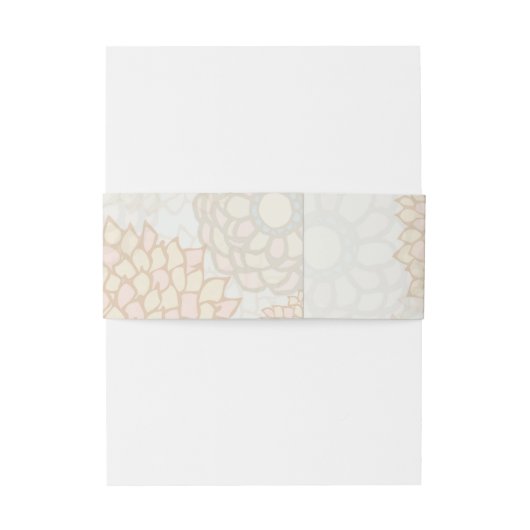 Rustic Floral Wedding Uitnodigingen Wikkel (Achterkant Voorbeeld)