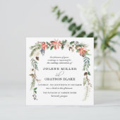 Rustic Floral | Winterbotanisch huwelijk (Staand voorkant)