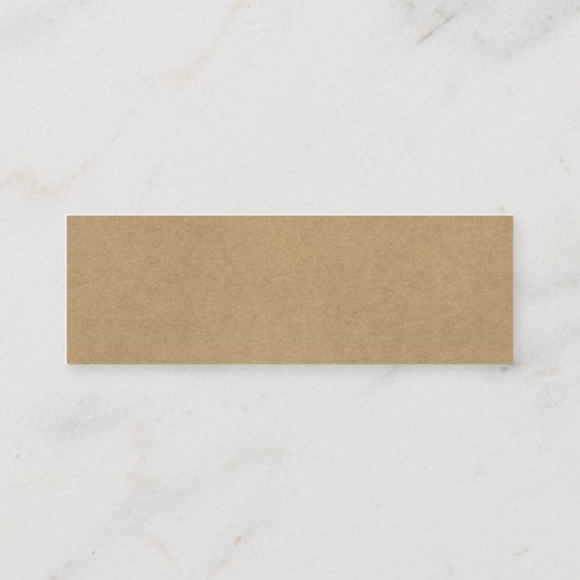 Rustic Floral Wreath Kraft Label prijs (Achterkant)