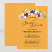 Rustic Floral Wreath Vrijgezellenfeest Kaart (Voorkant / Achterkant)