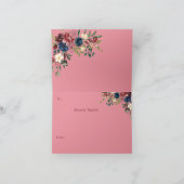 Rustic Florals Holiday Generic Custom Message Kaart