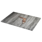 Rustic Florida Shape Snijplank (Hoek)