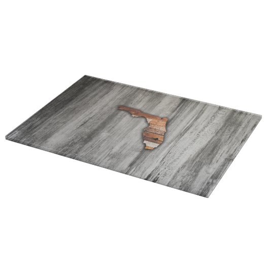 Rustic Florida Shape Snijplank (Hoek)
