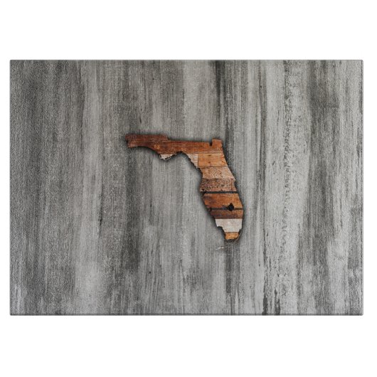 Rustic Florida Shape Snijplank (Voorkant)
