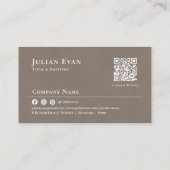 Rustic Flour Whisk Pastry Chef Artisan Bakery Visitekaartje (Achterkant)