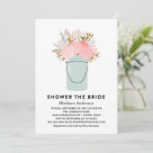 RUSTIC FLOWERS  | BRIDAL SHOWER INVITATION KAART (Staand voorkant)
