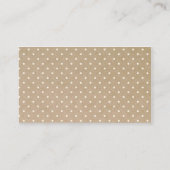 Rustic Flowers | Kaart van de trouwwebsite (Achterkant)