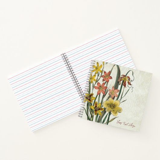 Rustic Flowers Notitieboek -  Bloom Art (Binnen)