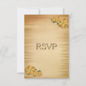 Rustic Flowers RSVP met keuze uit entree (Achterkant)