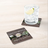Rustic Flowers sparen het Onderzetter van de Datum (Insitu)