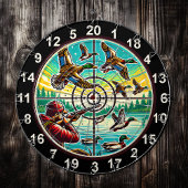 Rustic Flying Ducks Target Art Dartbord