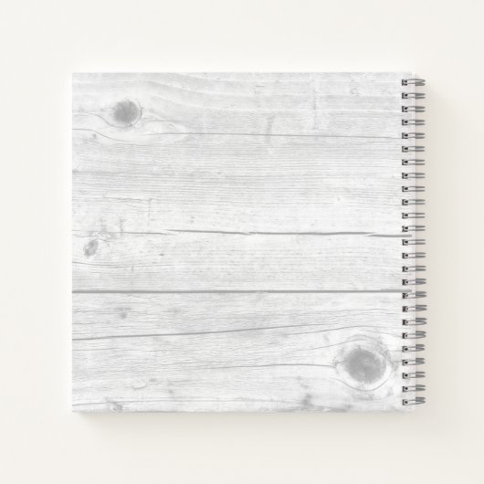 Rustic Foggy Forest Mountain Cabin Guest Book Notitieboek (Achterkant)