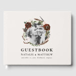 Rustic foliage and antler wedding gastenboek<br><div class="desc">Rustic foliage and antler wedding guestbook. With beautiful watercolor details. This modern wedding design is sure to set the style for your big day.</div>