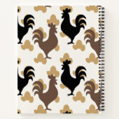 Rustic Folk Art Rooster Pattern, Farmhouse Recipe Notitieboek (Achterkant)