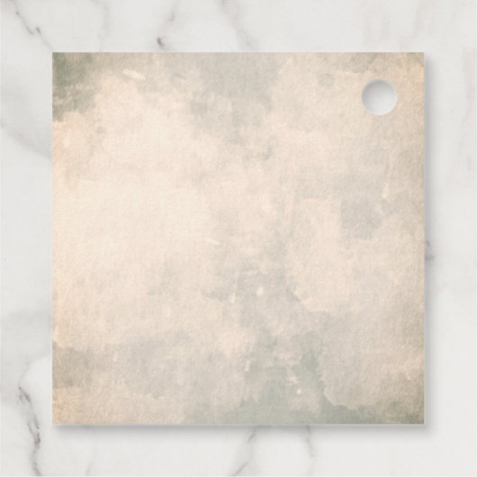 Rustic Forest Barly Wait Baby shower Bedankt Bedankjes Labels (Achterkant)