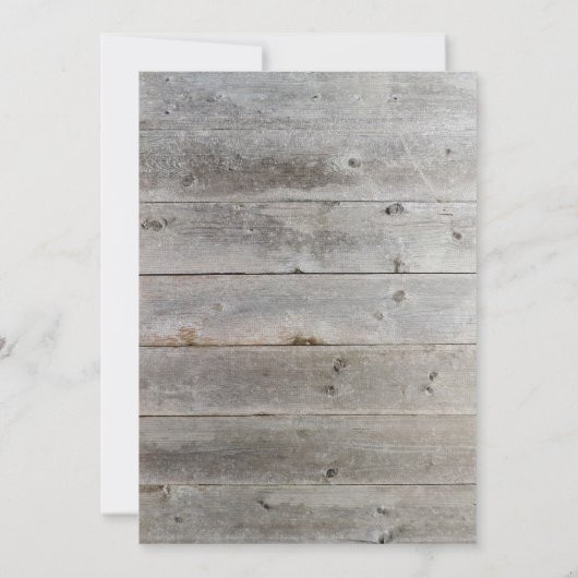 Rustic Forest Deer Cabin Kaart voor kerstmis foto' (Achterkant)