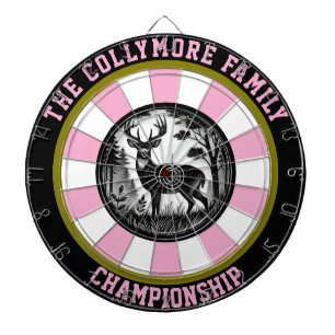 Rustic Forest Deer Target Art Dartbord