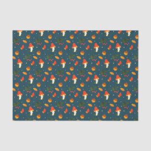 Rustic Forest Foliage Autumn Winter Berries  Tissuepapier