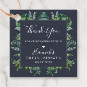 Rustic Forest Foliage Lijst Hartelijk dank Bedankjes Labels (Voorkant)