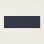 Rustic Forest Foliage Navy Wedding Website RSVP Mini Visitekaartjes (Achterkant)