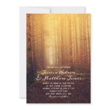 Rustic Forest Herfst Herfst Bossen Country Wedding