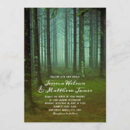 Rustic Forest Magische Bossen Herfst Country Weddi Kaart