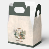 Rustic Forest Oh Boy Barly Wait Baby shower Bedankdoosjes (Geopend)