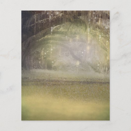 Rustic Forest Trees Wedding Photo Save the Date (Achterkant)