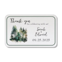 Rustic Forest Wedding Dank je wel