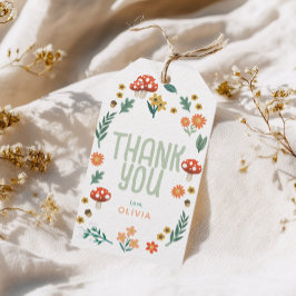 Rustic Forest Woodland Baby shower Dank u Cadeaulabel