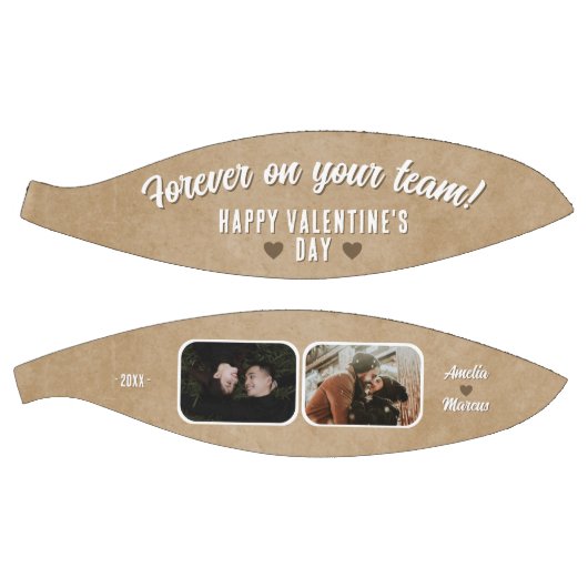 Rustic Forever in je team Valentijns 2 Foto Basketbal (Panelen)