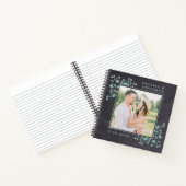 Rustic Foto Eucalyptus Greenery Wedding GuestBook Notitieboek (Binnen)