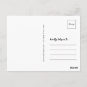 Rustic-foto | Monarch en Briefkaart van wilde bloe (Achterkant)